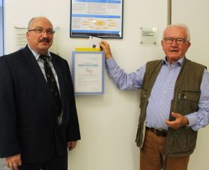 Unsere Patientenfürsprecher sind Attila Pap (links) und Hermann Kampmann.